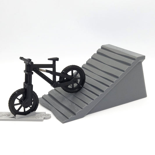 Landing Ramp for Finger Bikes